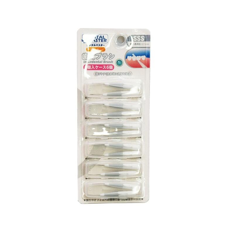 [7620] 12-piece portable case-type interdental brushes