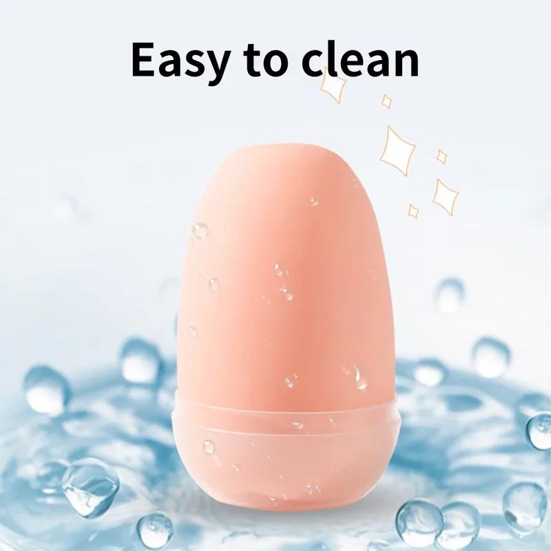 Masturbator Egg Mini Cups Portable Stimulator Penis Massager Soft Rubber Adult Sex Toys for Men Realistic Vagina Pocket Pussy