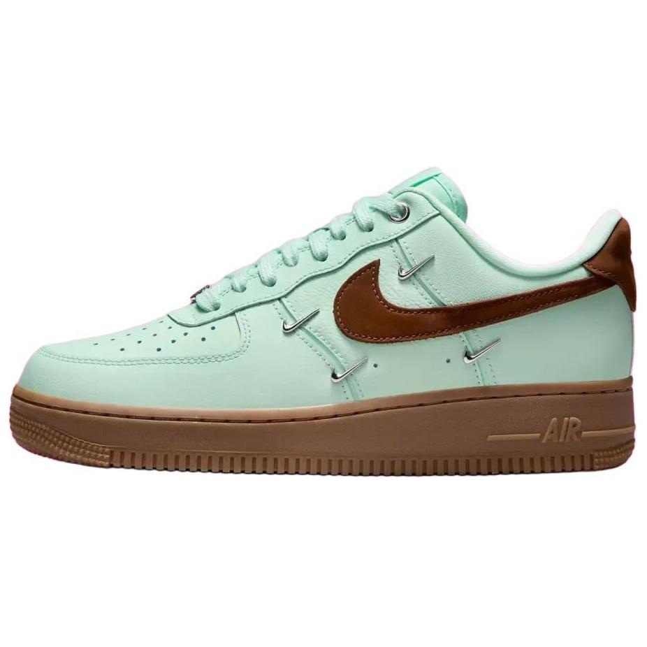 Nike Air Force 1 LOW Chocolate Mint Women Low Top Skate Shoes Green Brown IB8894-329 EU 38