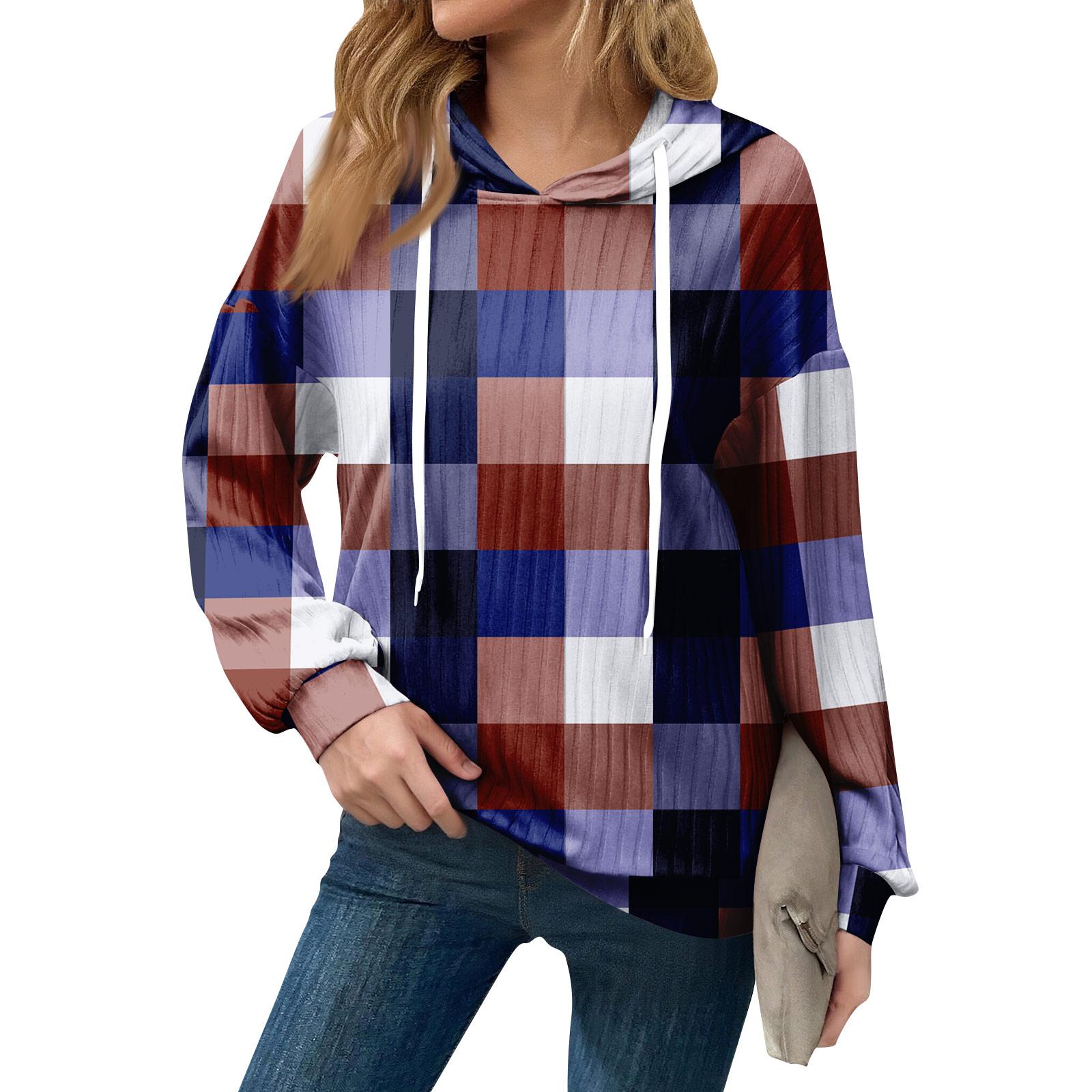 

Толстовки для женщин оверсайз зимние милые свитшоты пуловер трендовая осенняя одежда S фиолетовый