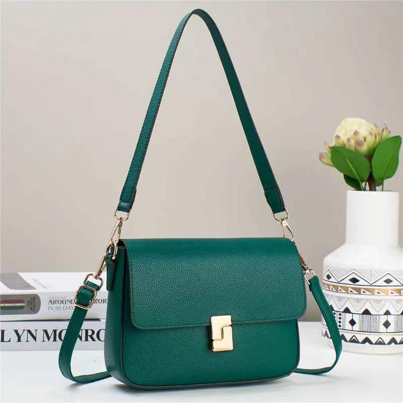 

Нишевая высококачественная ПУ-материал с узором личи Маленькая квадратная сумка Простая и универсальная сумка подмышку Сумка на одно плечо через плечо Женская сумка .