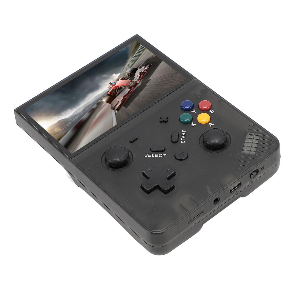 Handheld-Retro-Spielkonsole 4,3 Zoll 4K HD-Bildschirm Transparente schwarze Farbe Tragbare Spielekonsole