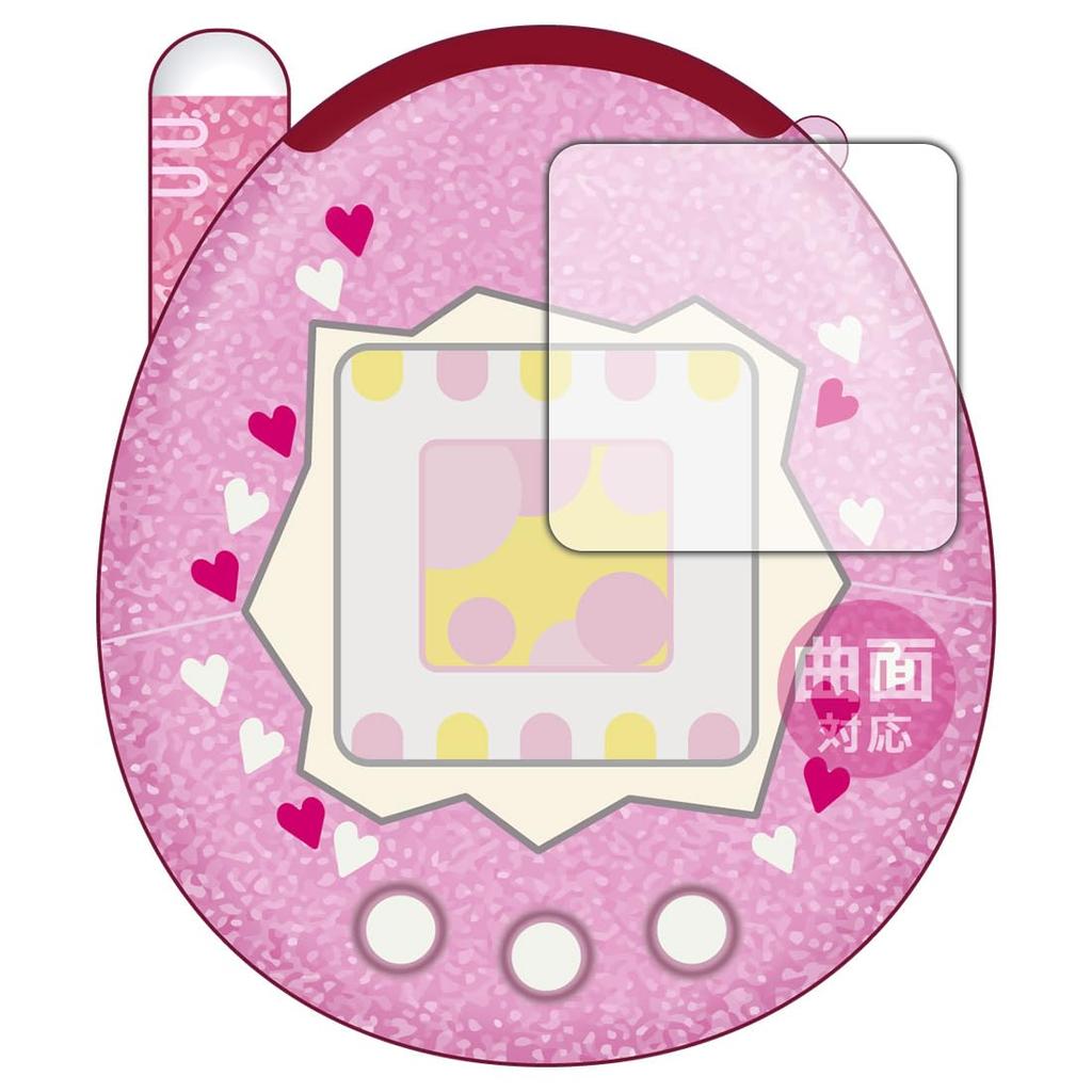 PDA Kobo Tamagotchi Connection Flexible Shield Glossy Protective Film Curved Surface Compatible Made Japan