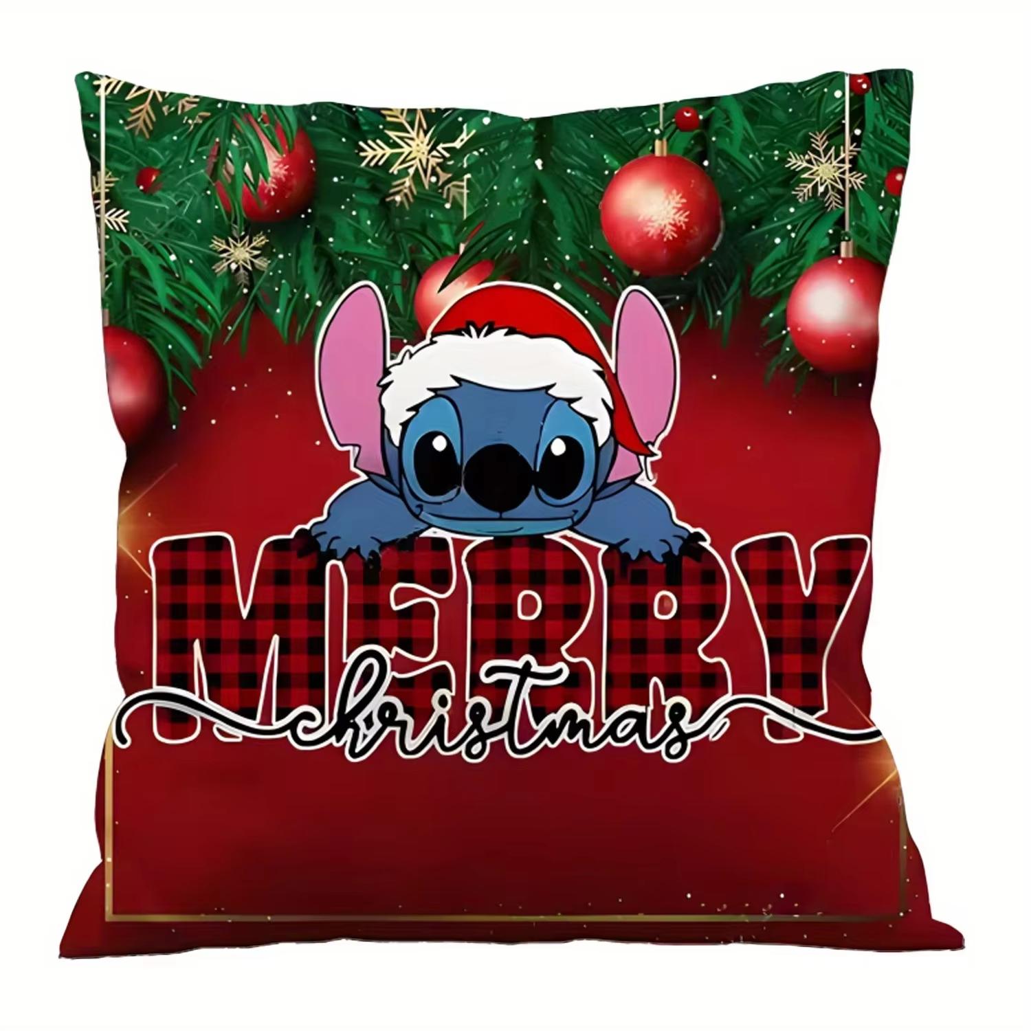 

Рождественская наволочка Miniso Декорация Дом Диван Двусторонняя Печатная Квадратная Подушка Украшение Гостиной Наволочка Подарок 18x18Inch