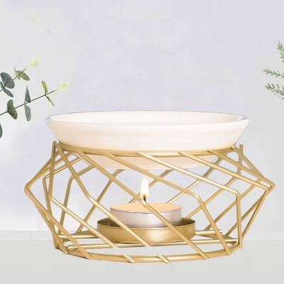 Für Innenbereich Geometrisches Design Luftreinigung Yoga Meditation Bürodeko Ätherischer Öl Brenner Aromatherapie Lampe Kerzenhalter