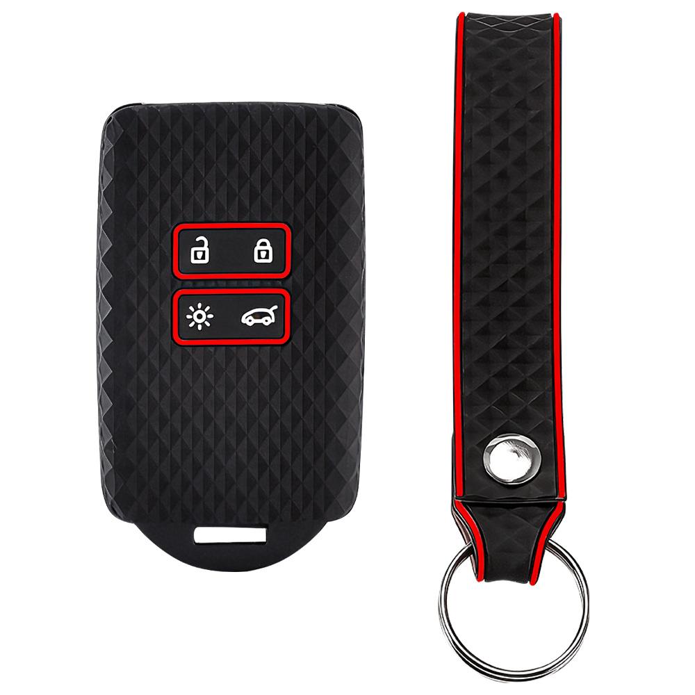 

2PCS Silicone Car Key Case Cover Shell For Renault Koleos Captur Kadjar Megane Clio Talisman Scenic Arkana Zoe For Dacia Sandero