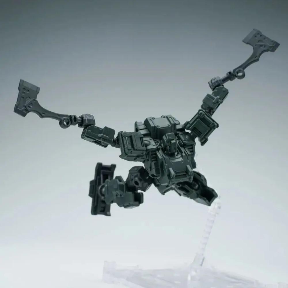 Sheik Mainland 3MIN Project MUS-A4 FortiShield 3 IN 1 Mini Assembly Mech Robot, Ketor Transfomation Mech Action Figure Boys Toys