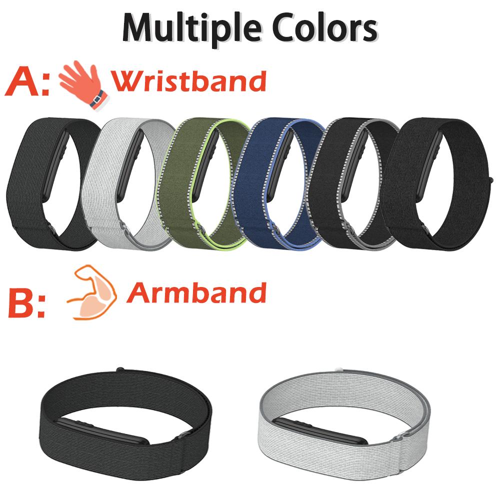 Premium Custom Nylon Loop Replacement Soft Strap For Garmin CIRQA Smart Band Adjustable Wrist Upper Arm Bicep Bracelet Accessory