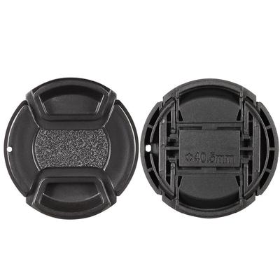 40.5mm Center Pinch Snap-on Lens Cap Cover Keeper Holder for Canon Nikon Sony Olympus DSLR Camera
