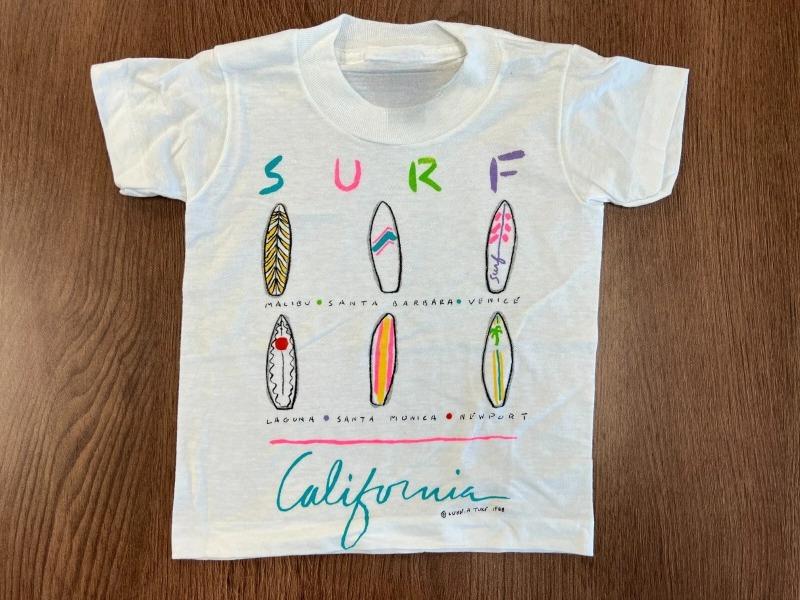 

VINTAGE SURF CALIFORNIA T SHIRT XS LUKE A TUKE 1988 DEADSTOCK NOS SINGLE STITCH New Spring/Summer Arrivals Man and Woman Regular 5XL різнокольоровий