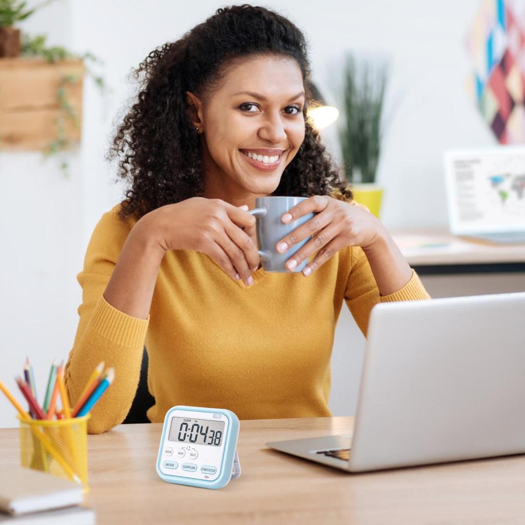 Timers For Cooking Digital Display Countdown Clock Portable Multifunctional Kitchen Timer For Study Bathroom Cooking Meditation