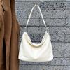 Real Leather Women's Bag Large Capacity Tote Fashionable Natural Drop Armpit Shoulder