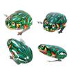 1/2pcs Vintage Metal Clockwork Frog Jumping Mechanical Simulation Frog & Creative Desk Decor for Office Classroom & Living Room