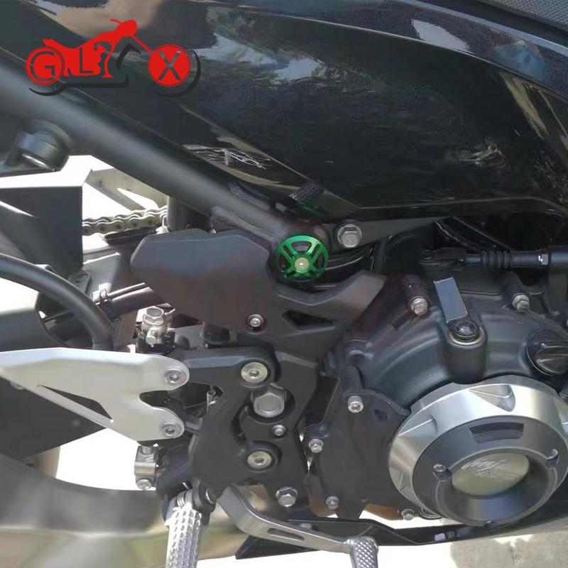 Motor CNC Accessoires voor Kawasaki NINJA400 Z400 NINJA Z 400 Framegat Afdekdoppen Stekkers Decoratieve Frame Sliders Schroefdoppen