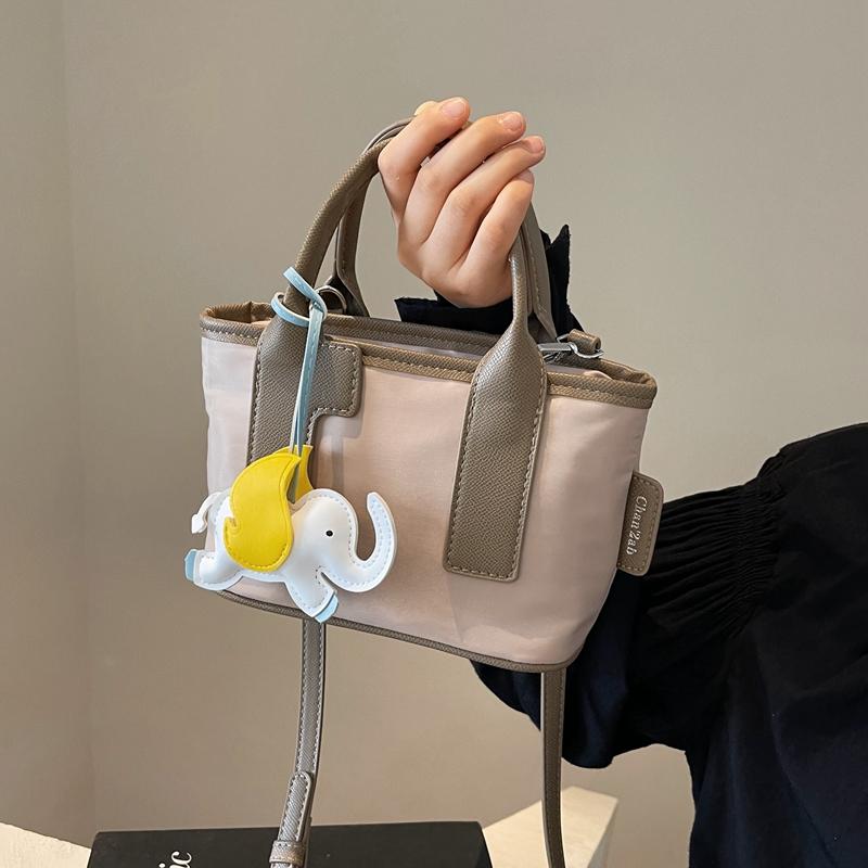 

Однотонная переносная сумка из ткани для женщин, небольшая сумка-ведро Joker на одно плечо