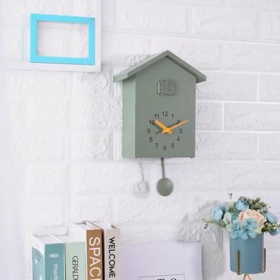 Modern Cuckoo Clock Bird Hanging Watch Decoration Alarm Clocks Wall Clock for Kids Bedroom Kitchen Office Home Decor