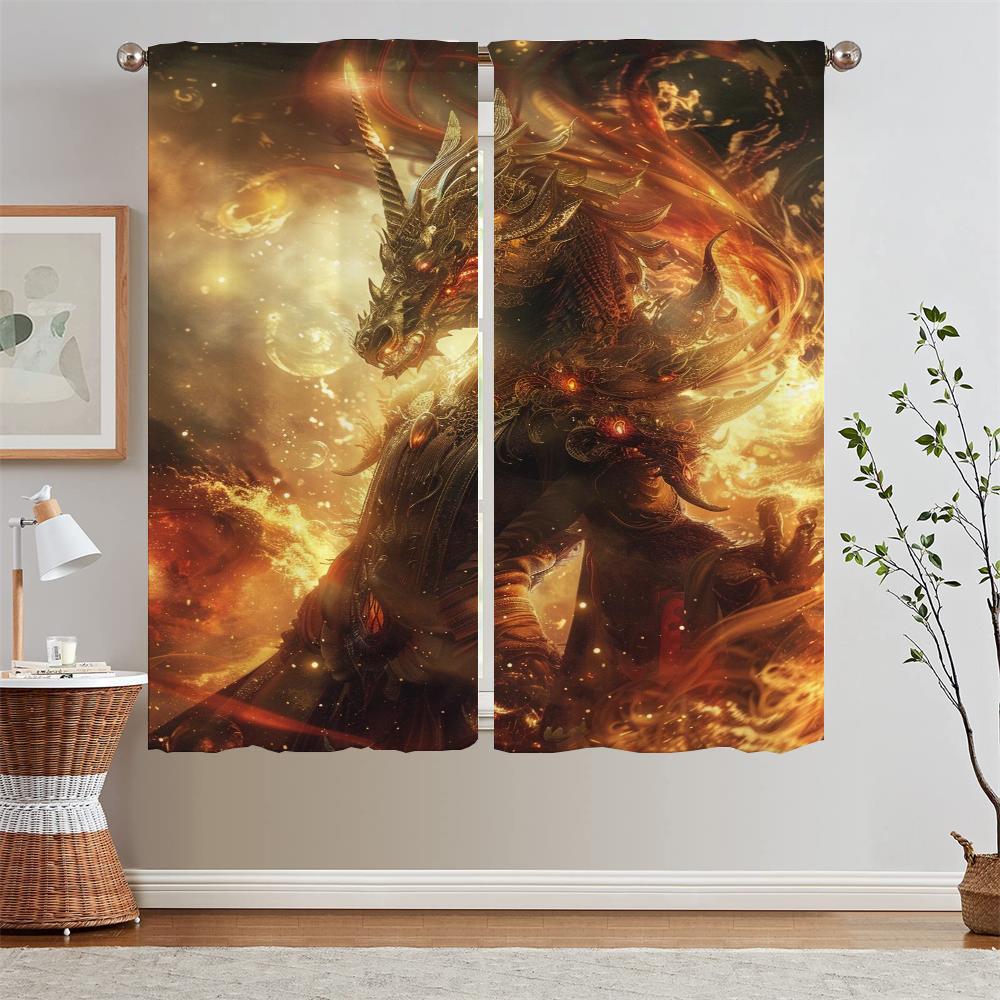 

Конская голова Гуаньинь затемняющие шторы 2 шт комплект современные шторы для гостиной для камеры перегородка тенты подхваты для штор жалюзи W50xH70cmx2pcs-CL