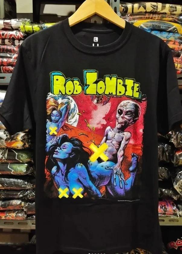 Rob Zombie 90s  UFO Graphic Tour Unisex T shirt Men Women S5XL Unisex T-Shirt XL