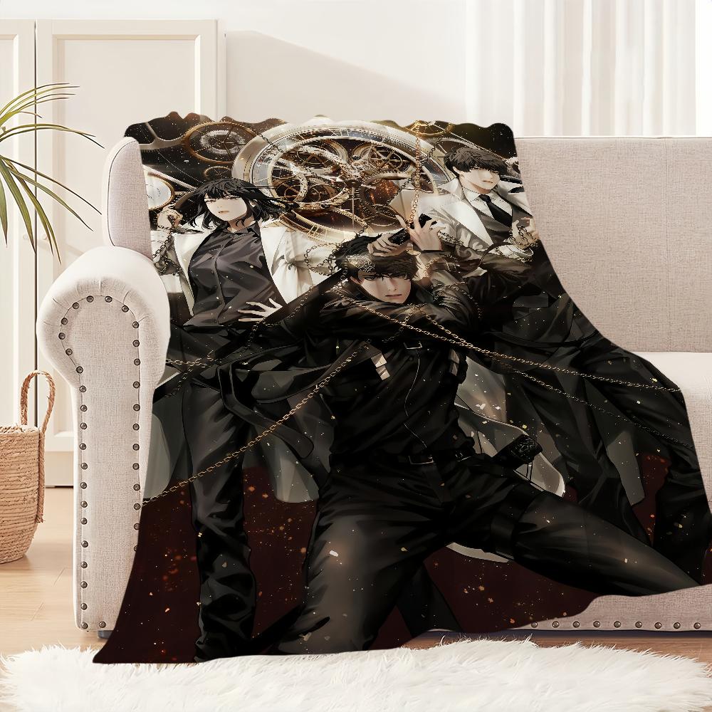 Anime O-Omniscient Readers V-Viewpoint Flannel Warm Comfort Soft Plush Blanket for Sofa Living Room Office Bedroom Travel Gift