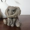 Figurine Miniature Animal Statue for Desk Bedroom Car Dashboard Living Room