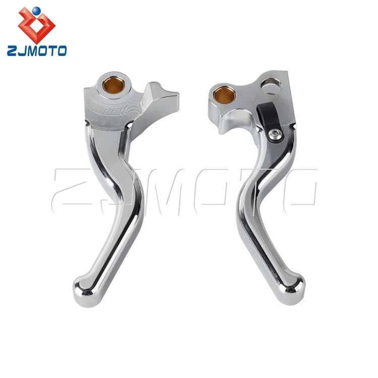 Motorcycle 2/3 Finger Short Handle Control Lever Brake Clutch Levers for Touring Road King Electra Street Glide 2017-2020