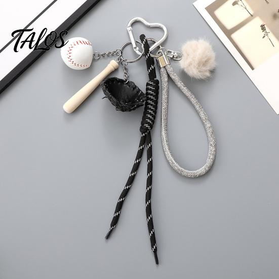 Faux Leather Keychain Baseball Theme Keychain, Glove Purse Bag Charm, Charm Backpack Hanging Decorative Accessory, Gift for Lovers