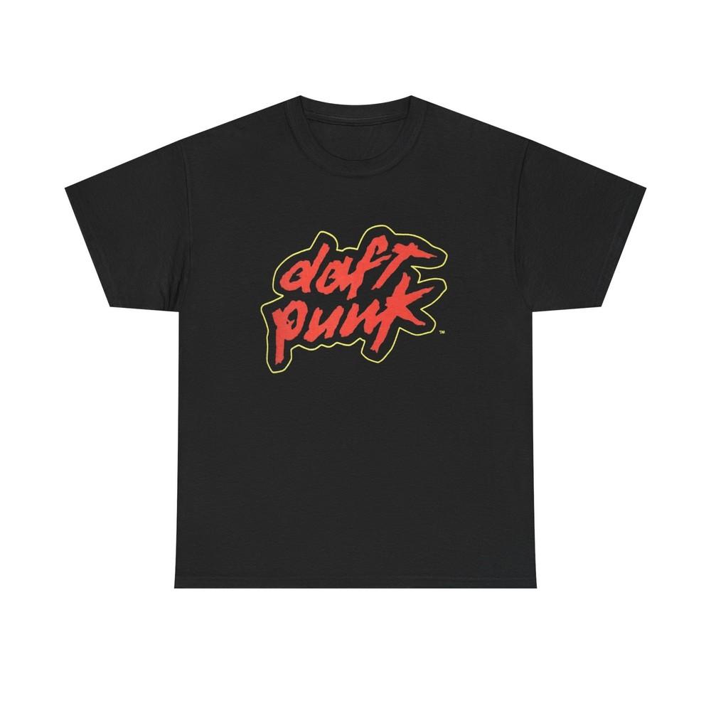 Daft Punk Tričko EDM Techno Tour Merch Koncertní Grafika NOVÉ!!! Unisex Těžká Bavlna