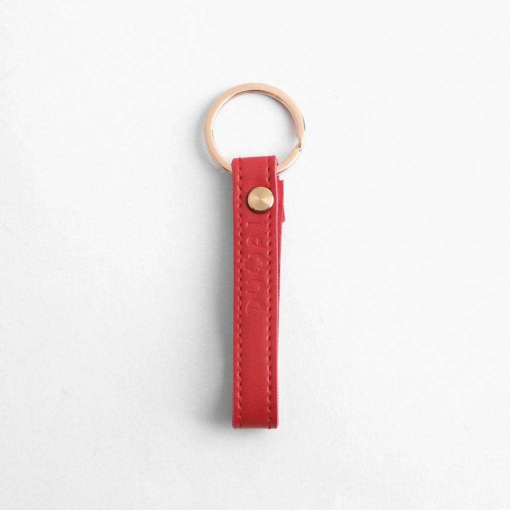 Leather Key Holder Key Ring (Red) Car Key Holder