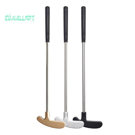 Minigolf-Putterschläger-Set – Edelstahl, TPR-Griff, Rechts-/Linkshänder, mit 2 Golfbällen für Kinder und Erwachsene, Tischspiel