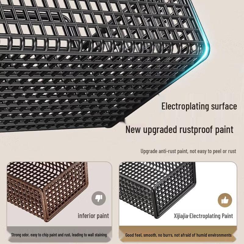 Estante de Almacenamiento para Baño y Cocina Montado en Pared LIEI