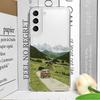 Painting House Mountain Landscape Clear Phone Case for Motorola Moto Edge 40 Pro G72 G73 G71 G60 G22 G52 G9 Play Soft Cover Y2K