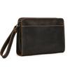 New Fashion Male Clutch Genuine Leather Men's Wallet Long Wallet Brand Cowskin Card Holder Men Hasp Vintage Clutch Wallets
