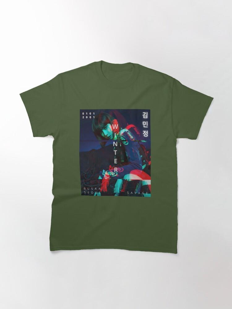 aespa Winter SAVAGE Glitch Version Classic T-Shirt