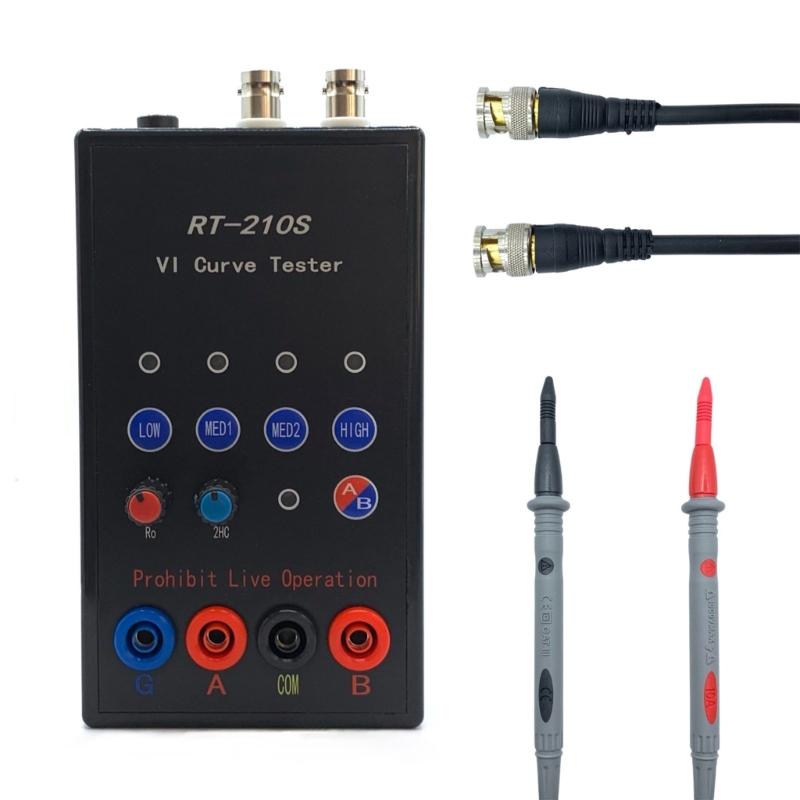 

Advanced 210S Curves Tester 2CH for Electronics with Adjustable Internal Resistance and Triggering Signal Output 1