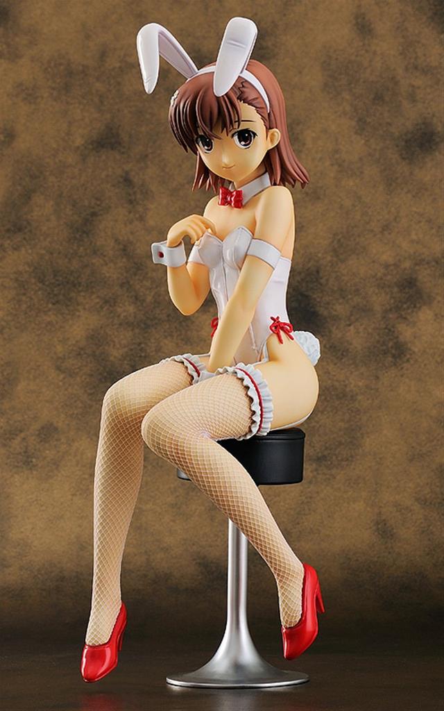 A Certain Scientific Railgun Mikoto Misaka Bunny měřítková PVC malovaná hotová verze. (1/4 produktu)