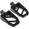 Motorcycle Foot Pegs Riot-Style Footrest Male Mount Pedals for Harley Dyna Low Rider Street Bob Sportster 883 Touring Road King Street Glide (Black)