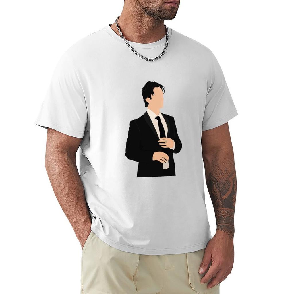 Damon Salvatore Tshirt Plus Size Lightweight Tee Shirt