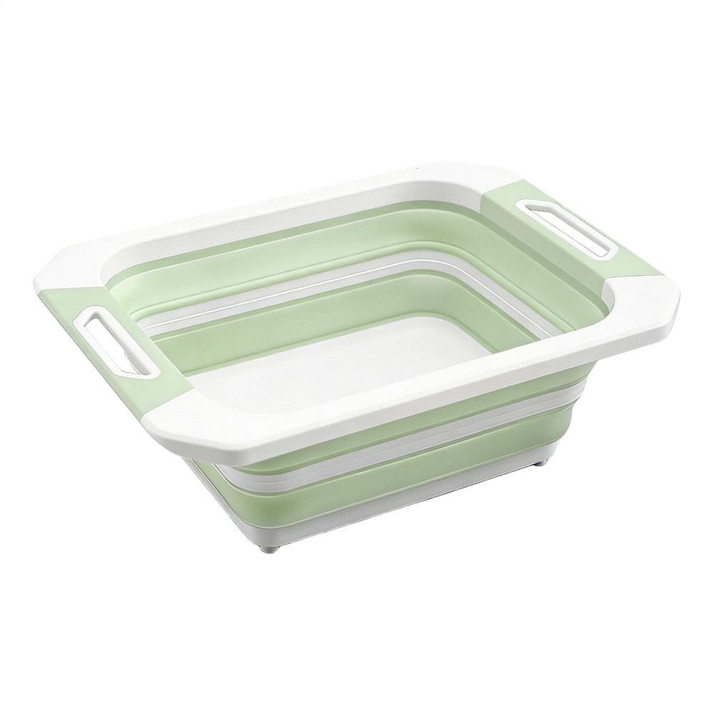 Foldable Cutting Board Compact Multipurpose Bin Foldable Cutting Board Basin for Meat Fruit Vegetables BBQ Picnic Backyard Beach