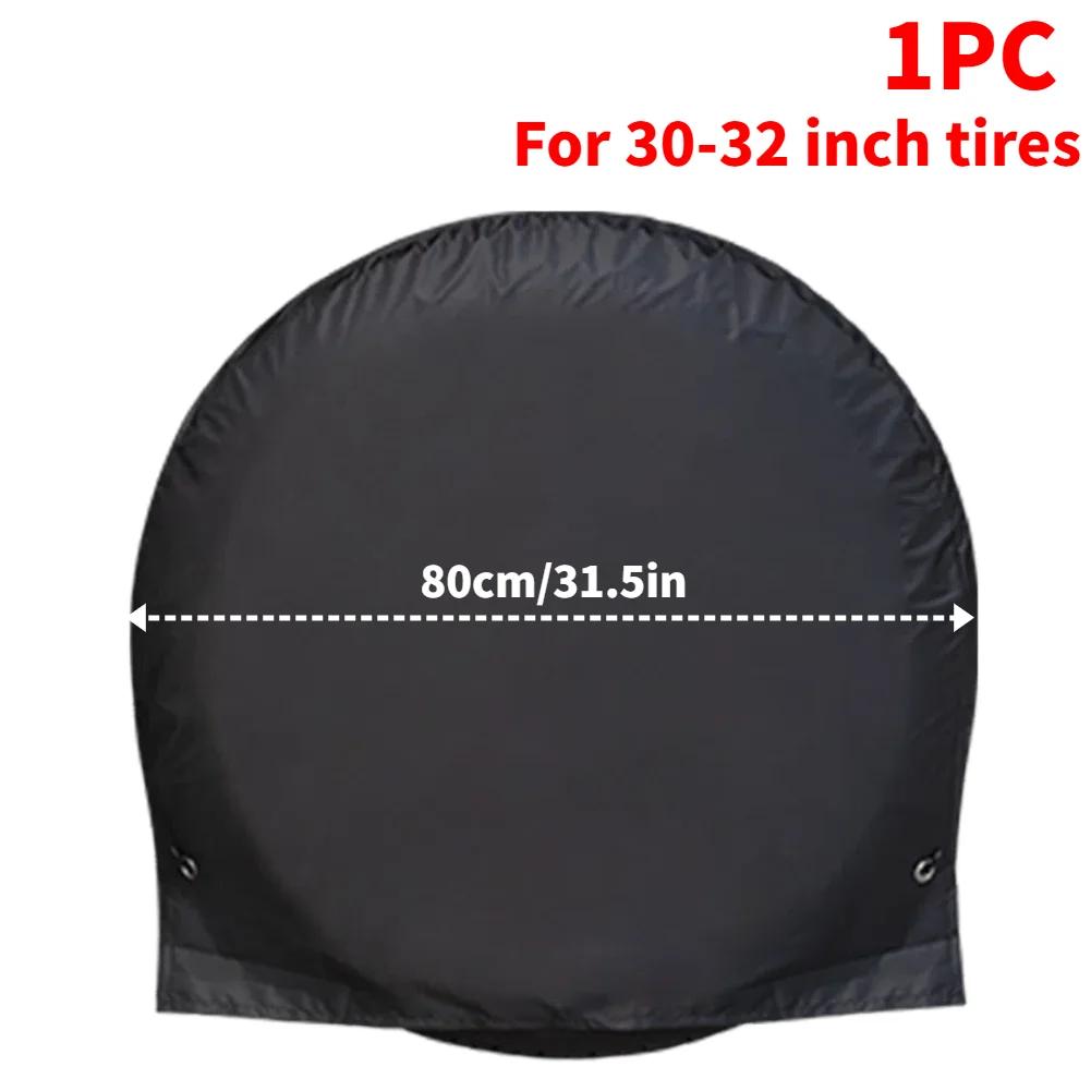 Rv Tire Cover Waterproof Spare Tire Cover Uv Resistant Automotive Wheel Protector For Sun Rain Snow Tyre Protection