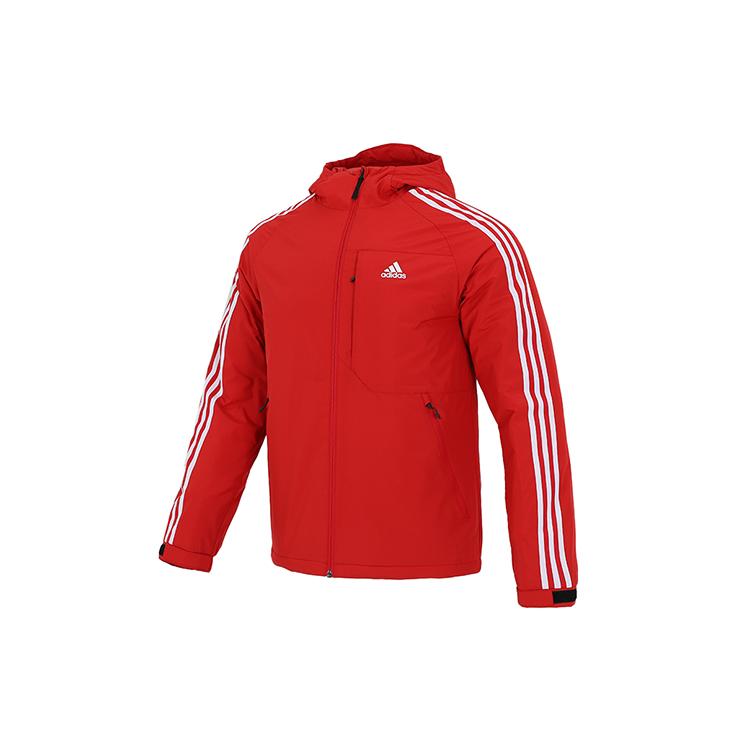 Мужские пуховики Adidas Красные С капюшоном Умеренные Другие H23082 M