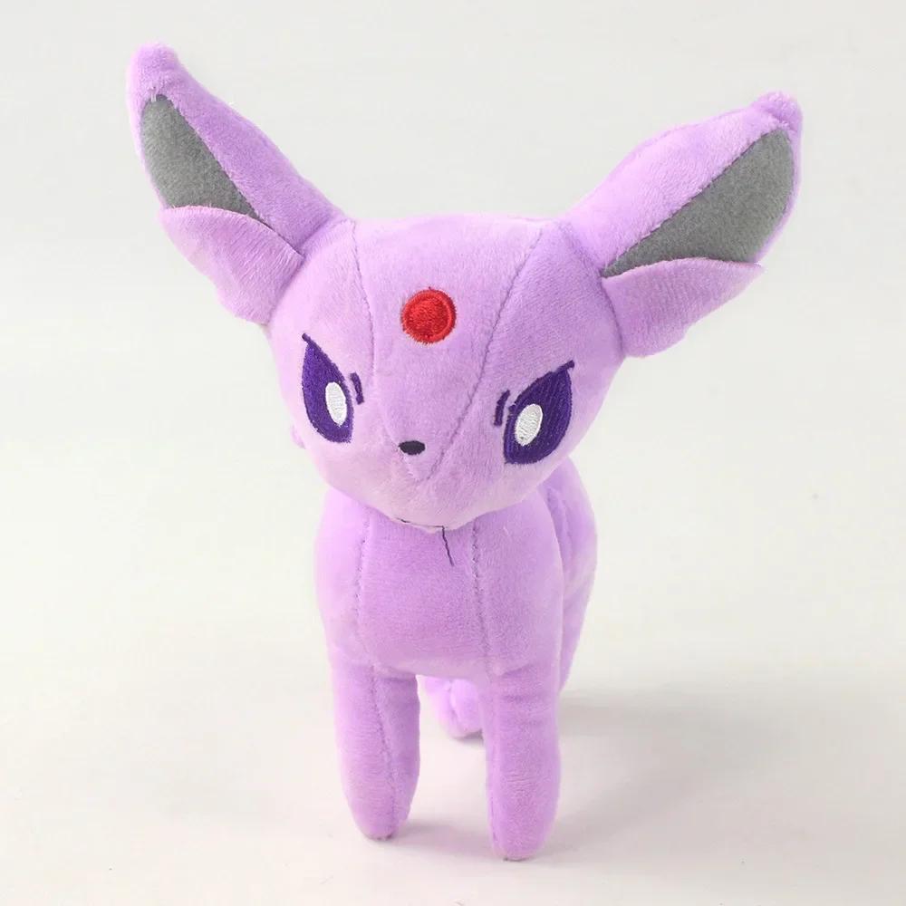 9pcs/set 20cm Plush Dolls Toy Standing Glaceon Leafeon Flareon Sylveon Birthday Toy Gift