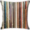 Sofa Upholstery Cushion Cover Home Decor Soft Square Pillowcase Music Piano Keys Black