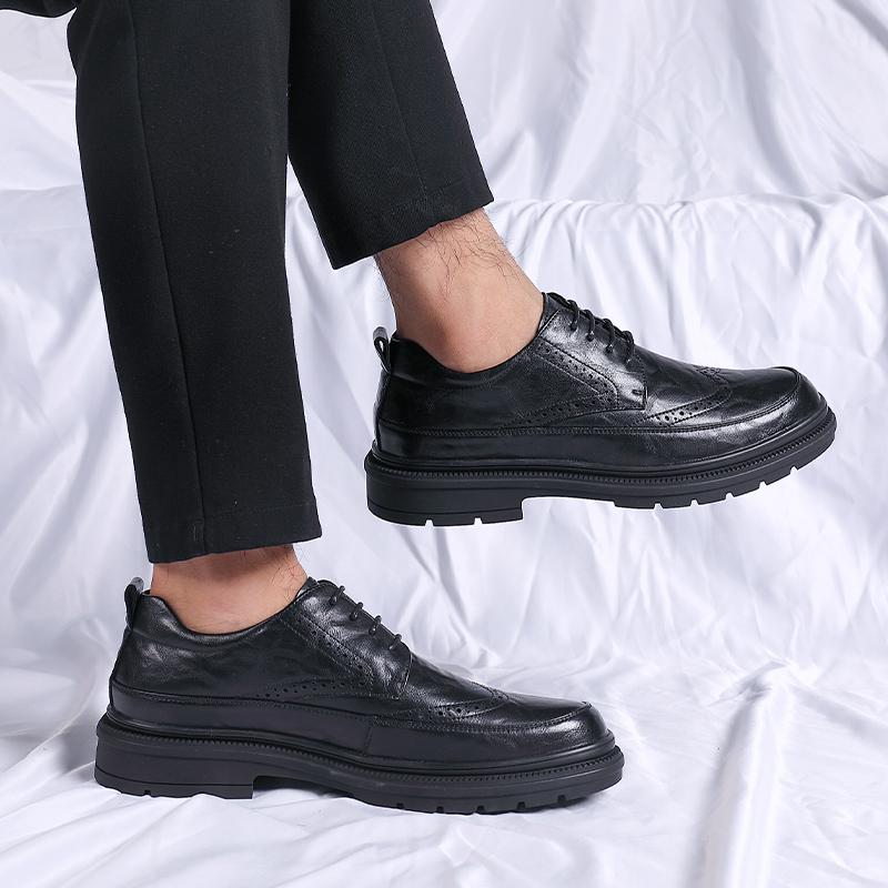 Fashion New Casual Shoes for Men 2024 Male Oxford Shoes Retro Luxury Leather Shoes Fashion Breathable Sneakers Handmade Platform Shoes
