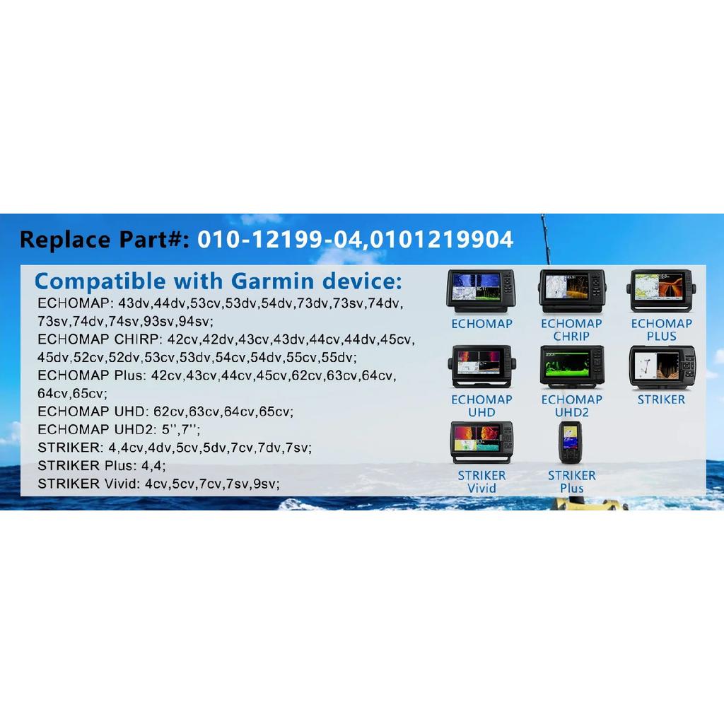 010-12199-04 Power/Data Cable 4-Pin Replaces for Garmin Striker Echo, Striker Plus, Striker Vivid, Striker 4, Fishfinder,Echomap