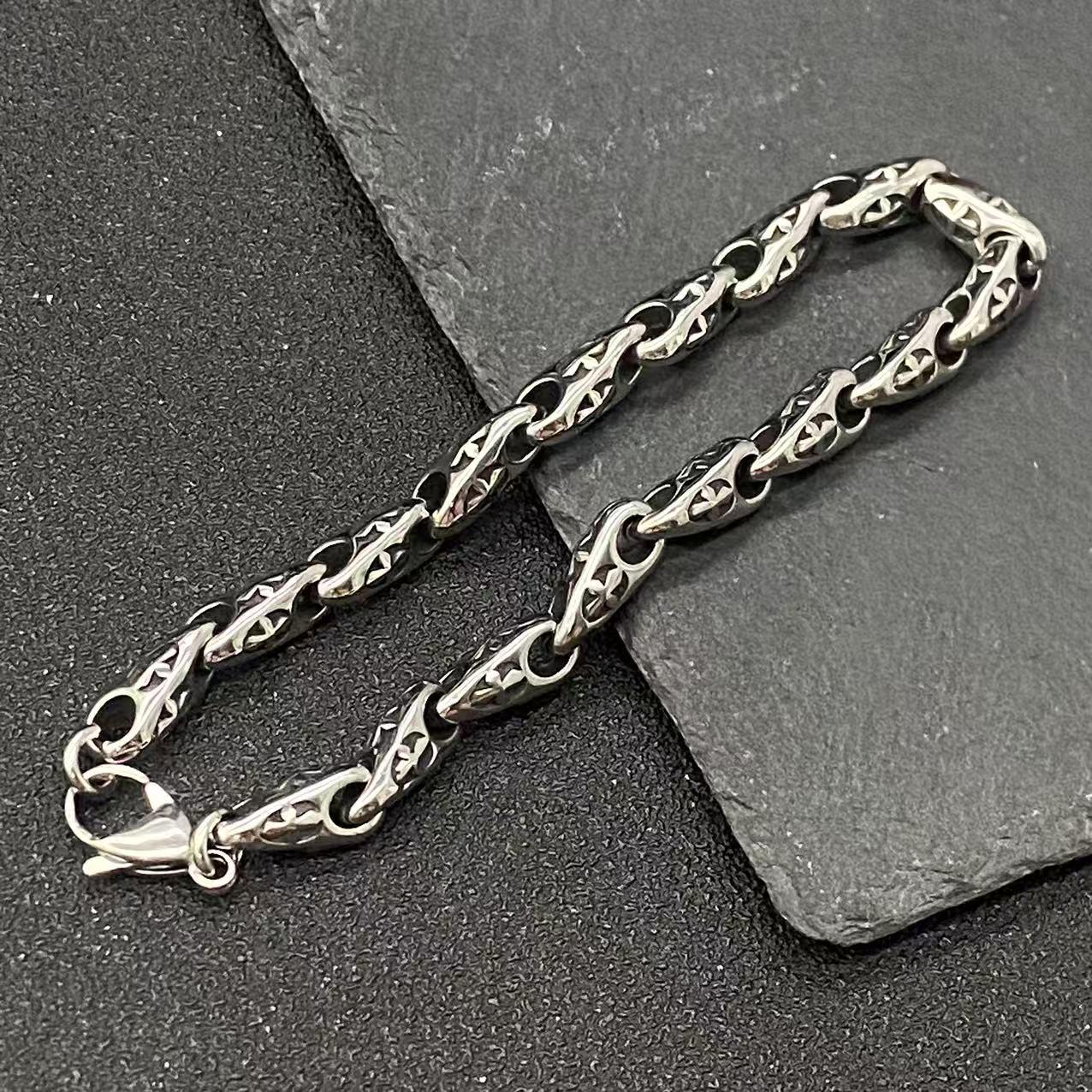 Stainless Steel Trendy Cross Festival Hip Hop Chain Valentine s Gift
