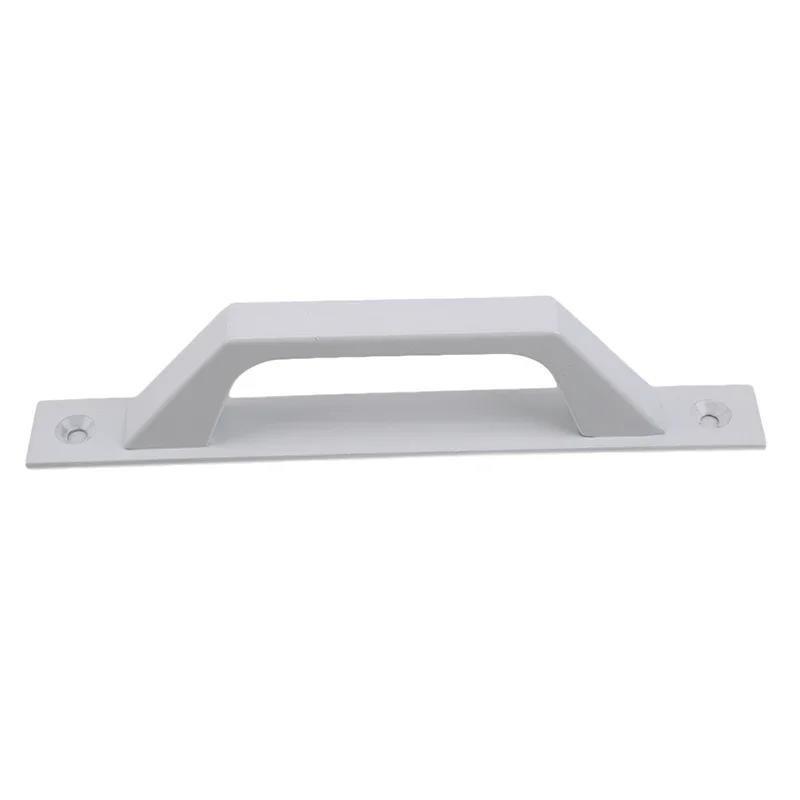 Hot sale Ready Stocked 1 PC Aluminium Alloy Black Door Handles Pulls Silver White Furniture Handle Hardware