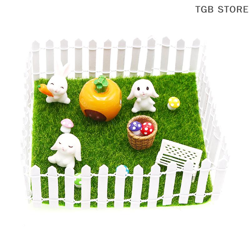 10Pcs Miniature Bendable Fences for Dollhouse Garden Courtyard Decor Toy Accessories - Flexible Mini Landscape Boundaries