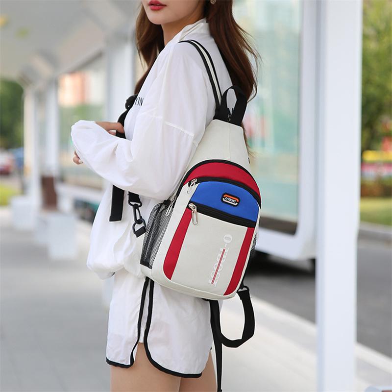 Nowy Mini Plecak Mała Torba na Klatkę Piersiową Modne Torby Kurierskie Damska Męska Torba Sportowa Plecak Podróżny Torba Crossbody Dziewczęcy Plecak NOWY