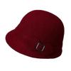 Hat Mom Winter Warm Bucket Hat Women'S High-End Wool Hat Thickened Grandma Old Lady Basin Hat
