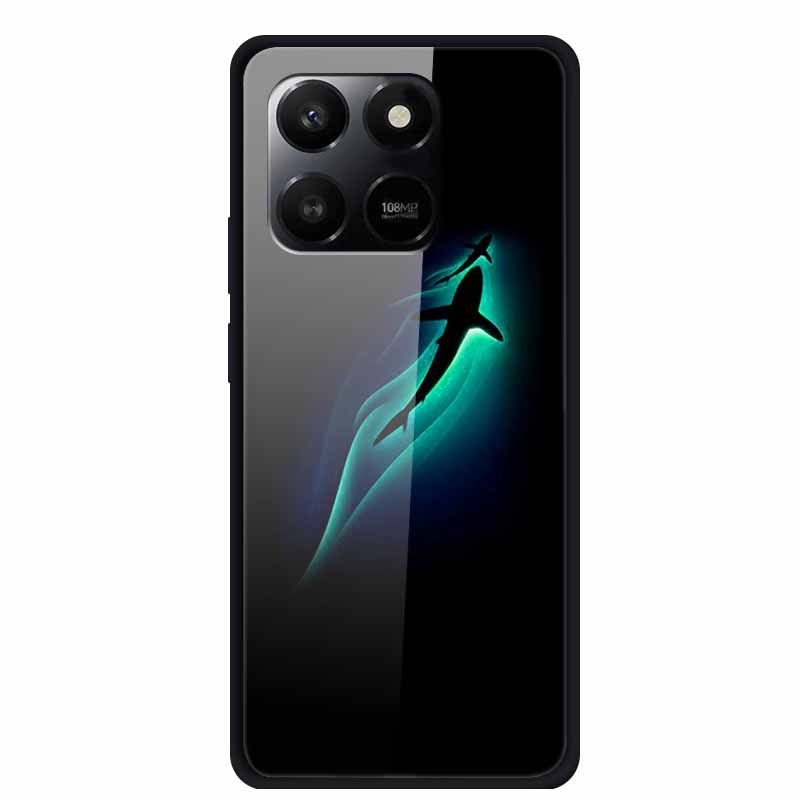 6.77" Glass Back Cover For Honor 400 Smart X7d 2025 Case Tempered Glass Case For Honor Play 10T 5G Case Protective Fundas Shells